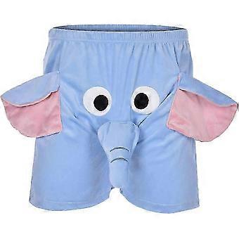 Elephant Trunk Underwear Funny Elephant Underwear Novelty Boxer Shorts Prank Presents Mens Cotton Athletic Shorts