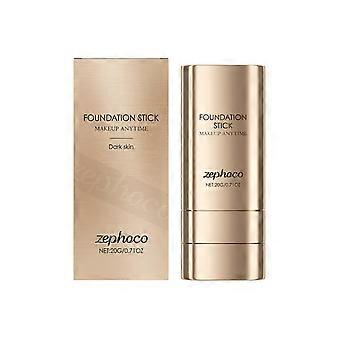 Fond de teint stick 2-en-1 Zephoco : rafraîchissant, hydratant, léger, maquillage naturel, stick double embout multi-usage