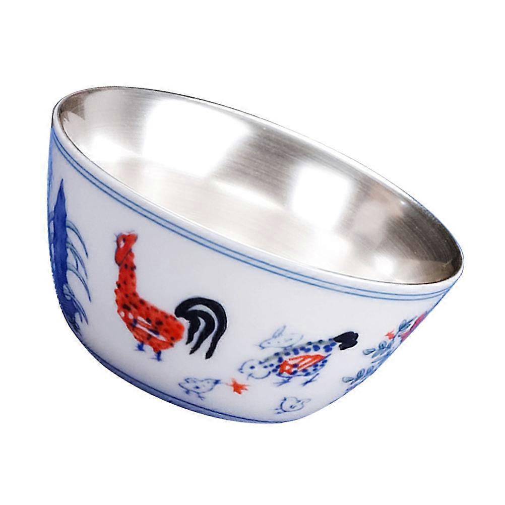 Creative Ceramic Cup Chic Design For Office Use Round Shape 1Pc