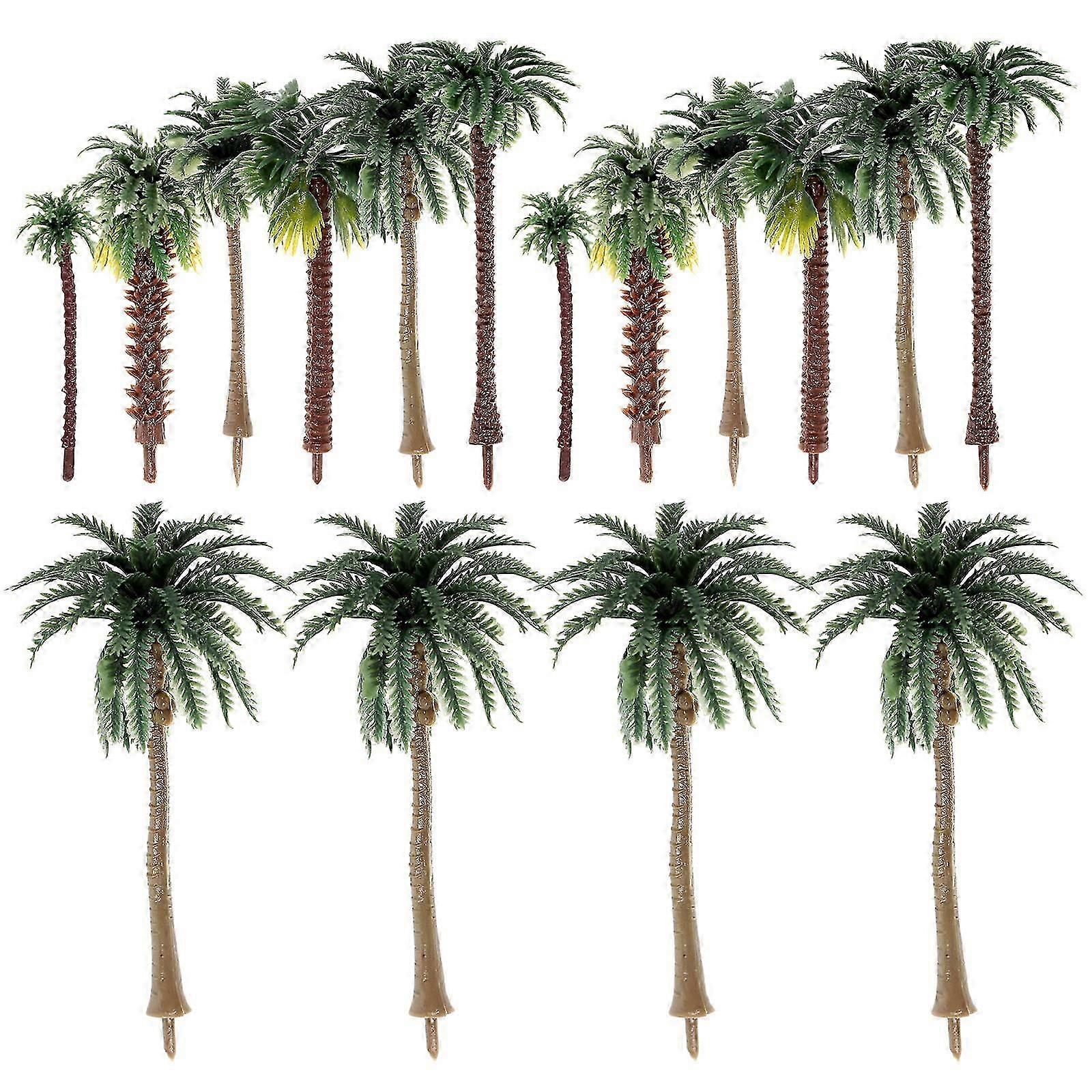Miniature Scene Trees Plastic Model Trees for Decoration 30Pcs Set