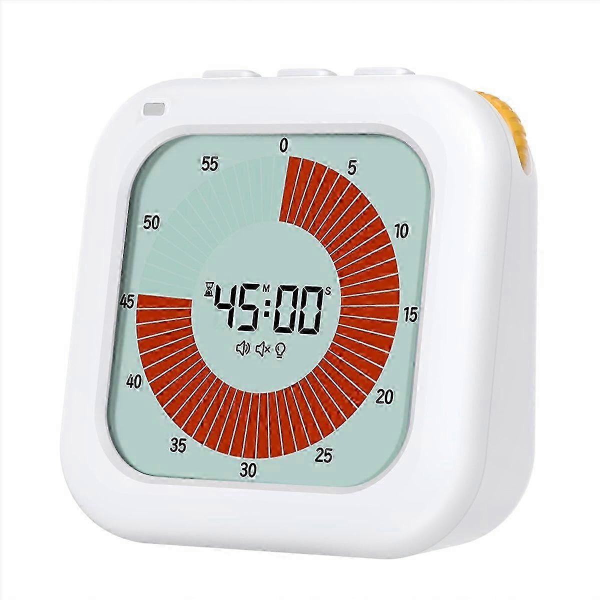 Visual Timer compatible with Kids, 60 Minute Digital Kids Timer Classroom Timer