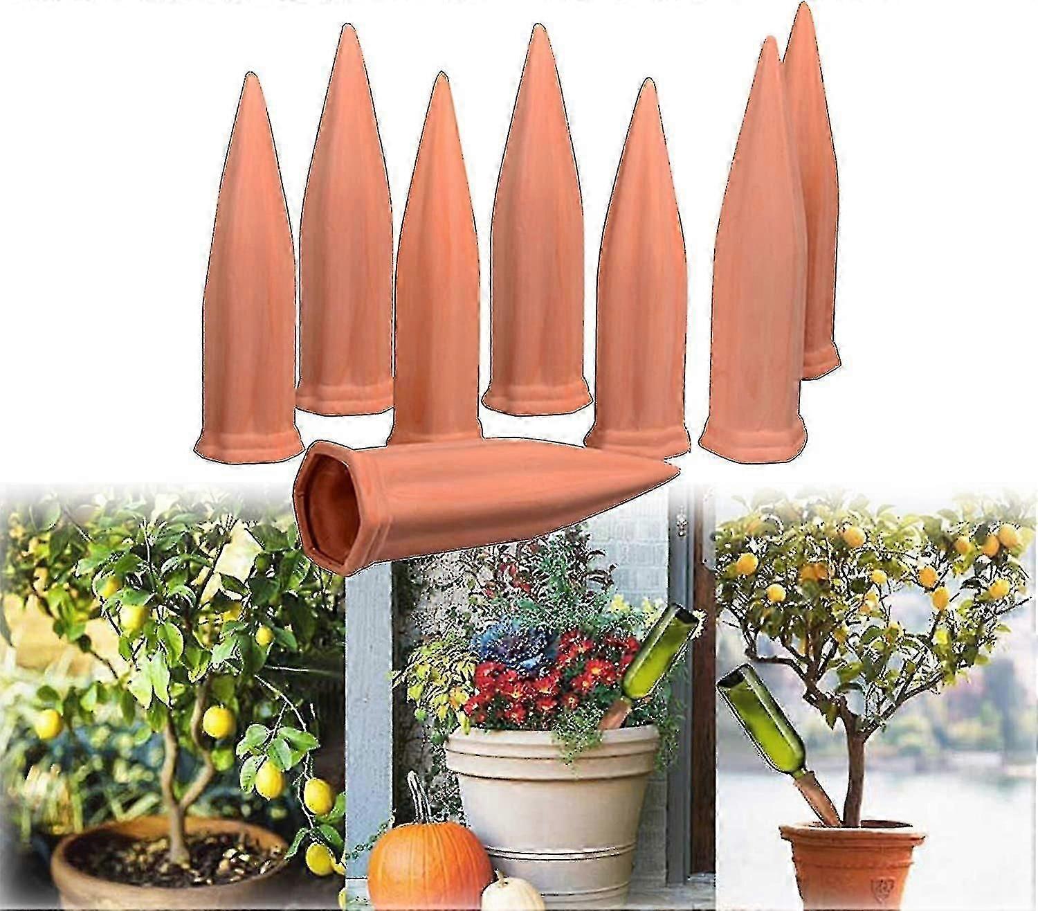 8 Pcs Drip Irrigation Kit,holiday Ceramic Self Watering