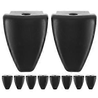 10pcs Metal Triangle Claw Hooks for Bass Snare Tom Drum, Drum Percussion Accessories Replacement Tension Rod Hook Clamp for Musical Instrument