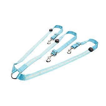 Nouveau Cheval En Plein Air Sangle Harnais Collier Plastron Réglable Nuit Visible Led Lumière Poitrine Ceinture Équipement D’équitation En Sécurité