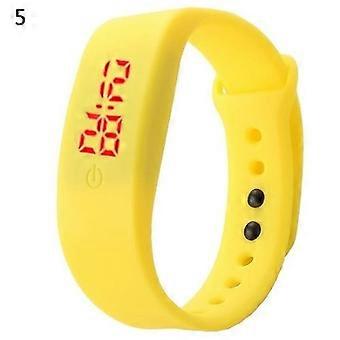 Unisex Silicone Band Digital LED Display Sports Watch, Fashion Rectangle Dial, Comfortable Fit for Daily Life, Gift, Party, Travel