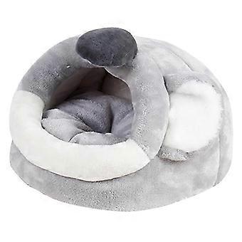 Graues Koala-Meerschweinchenhaus Höhle Warmes Nest für Kleintiere