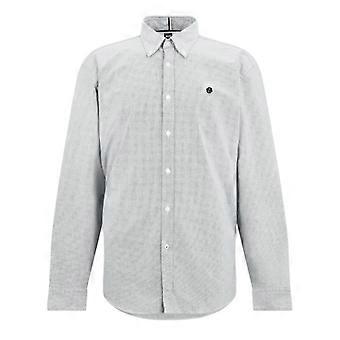 Boss Mens Liam Patterned Collared Long-Sleeved Button-Down Shirt