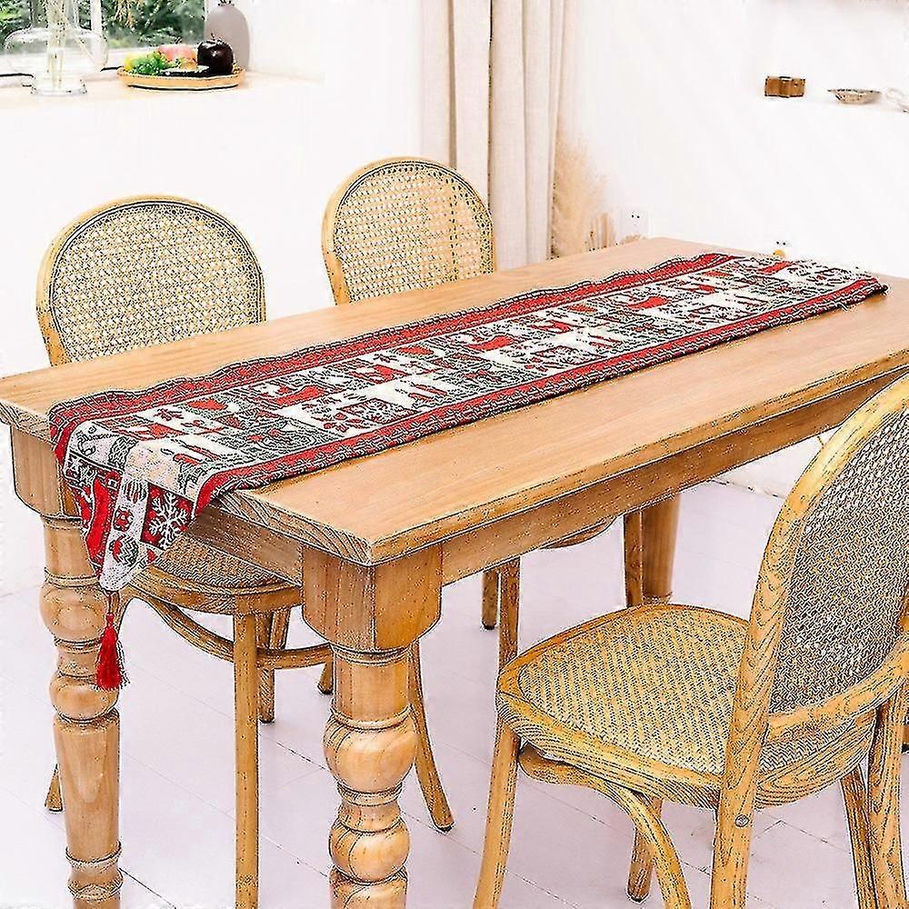 Christmas Table Runner - Holiday Table Runners Compatible With Dining Room, A