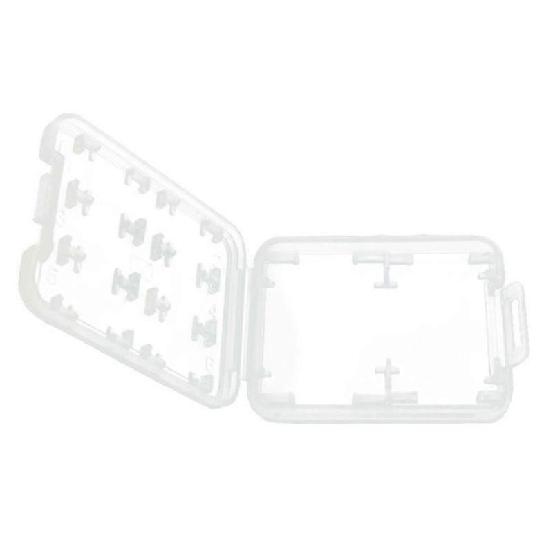 Multifunctional Clear Micro SD TF SDHC MSPD Memory Card Storage Box Holder Case JIKAIX