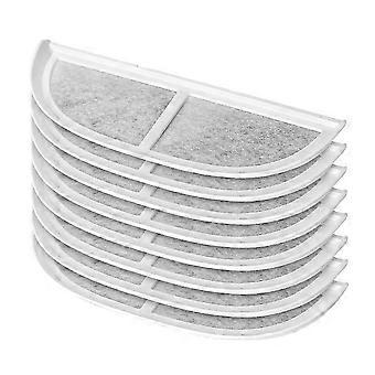 8PCS Cat Water Fountain Filter Replacement Filters compatible with 3L/105oz Stainless Pet Water Fountain Dog Fountain Filter