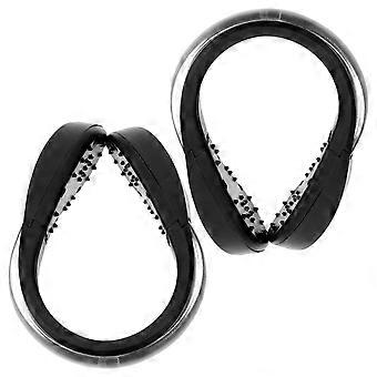 Luminous Night Running Shoe Clip Lights for Shoes 1Pair Clip on Safety Accessories