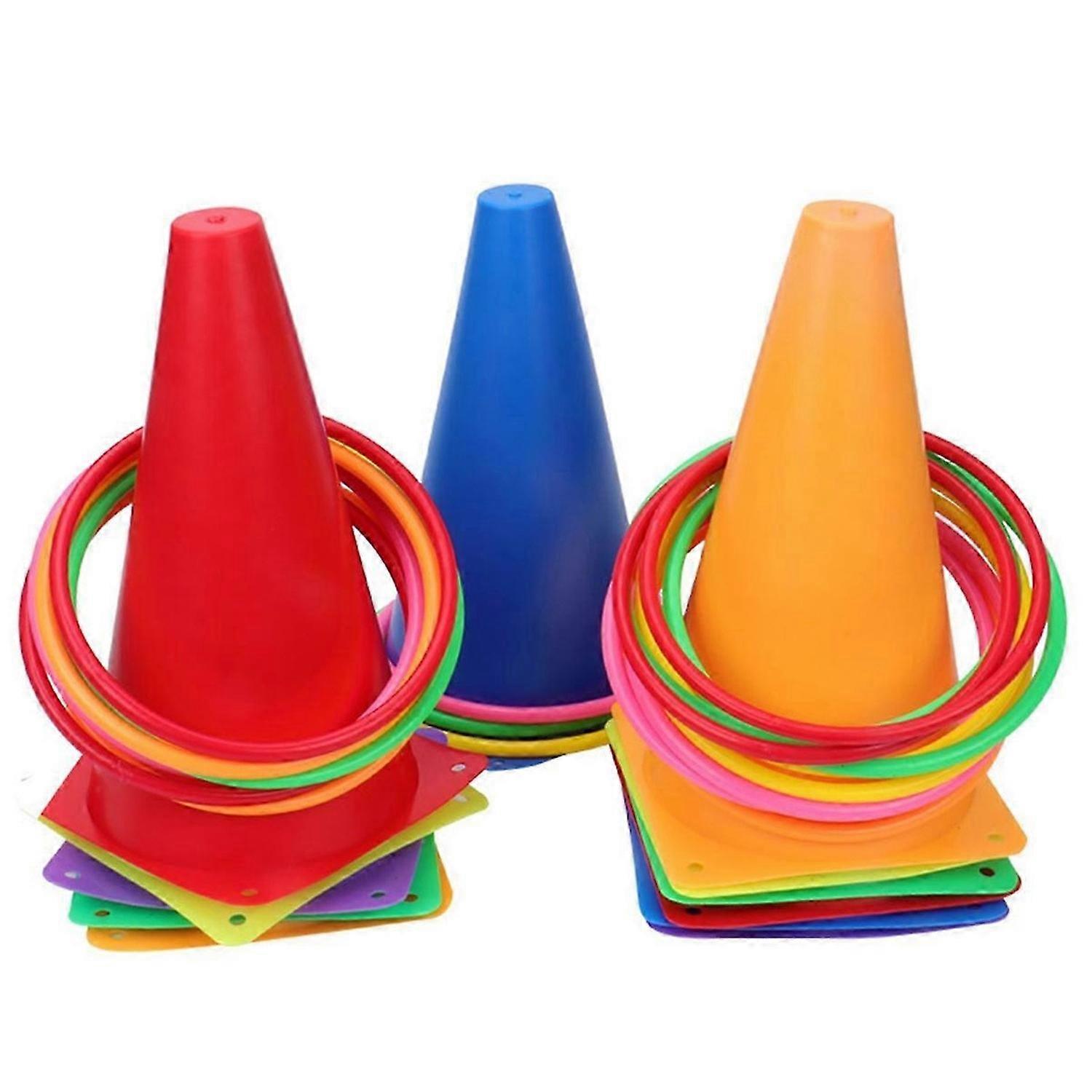 Children's Fun Ring Throwing Game Outdoor Throwing Plastic Circle