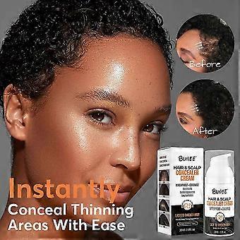 Waterproof Hair Concealer for Men, Root Coverage Fuller Cream, Hair & Scalp Concealer Cream, Sweatproof Hairline Strengt