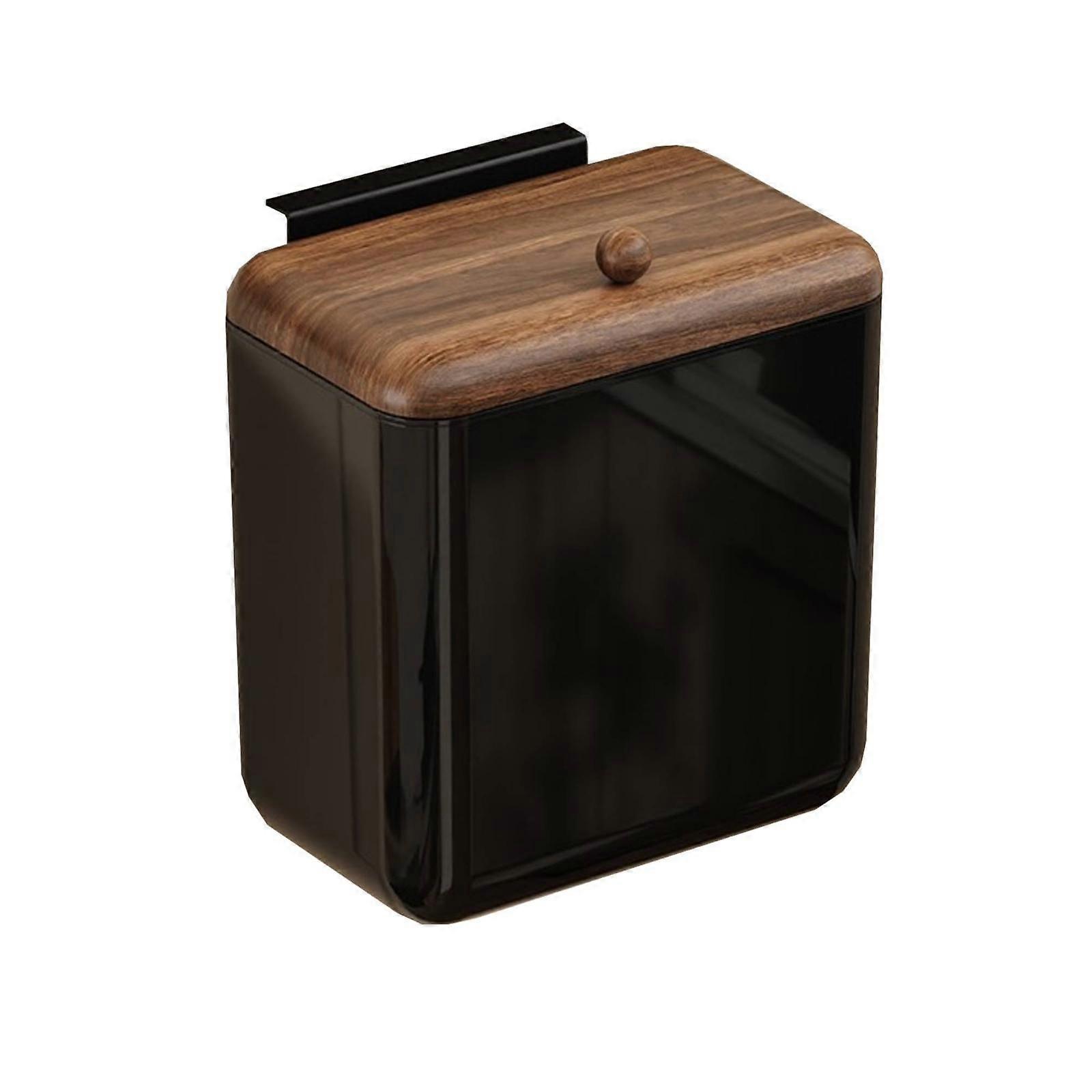Wall-Mounted Trash in-a-spaceSaving Kitchen Trash Bin with Lid Compact for