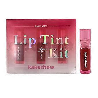 Kakashow Dewy Lip Gloss Trio, Daily Commute & Bare Face Lip Care Set