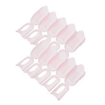 Gel Polish Remover Tools Nail Clip for Easy Removal 20Pcs Pink Adjustable Clips