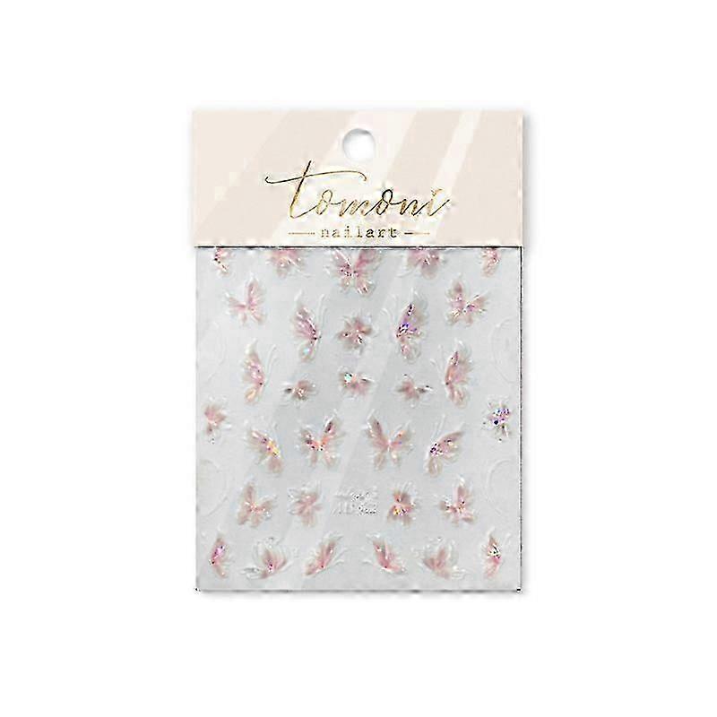 Aurora Butterfly 3D Nail Decals