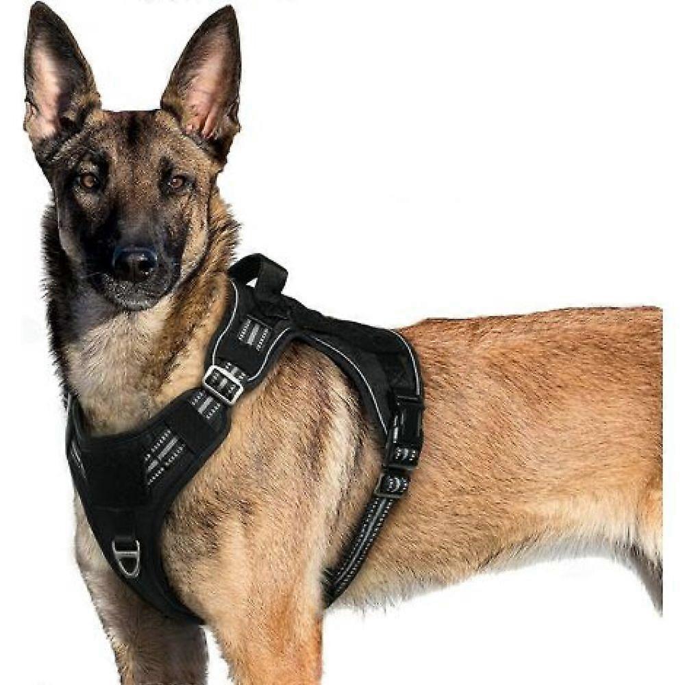 No-Pull Tactical Reflective Dog Harness