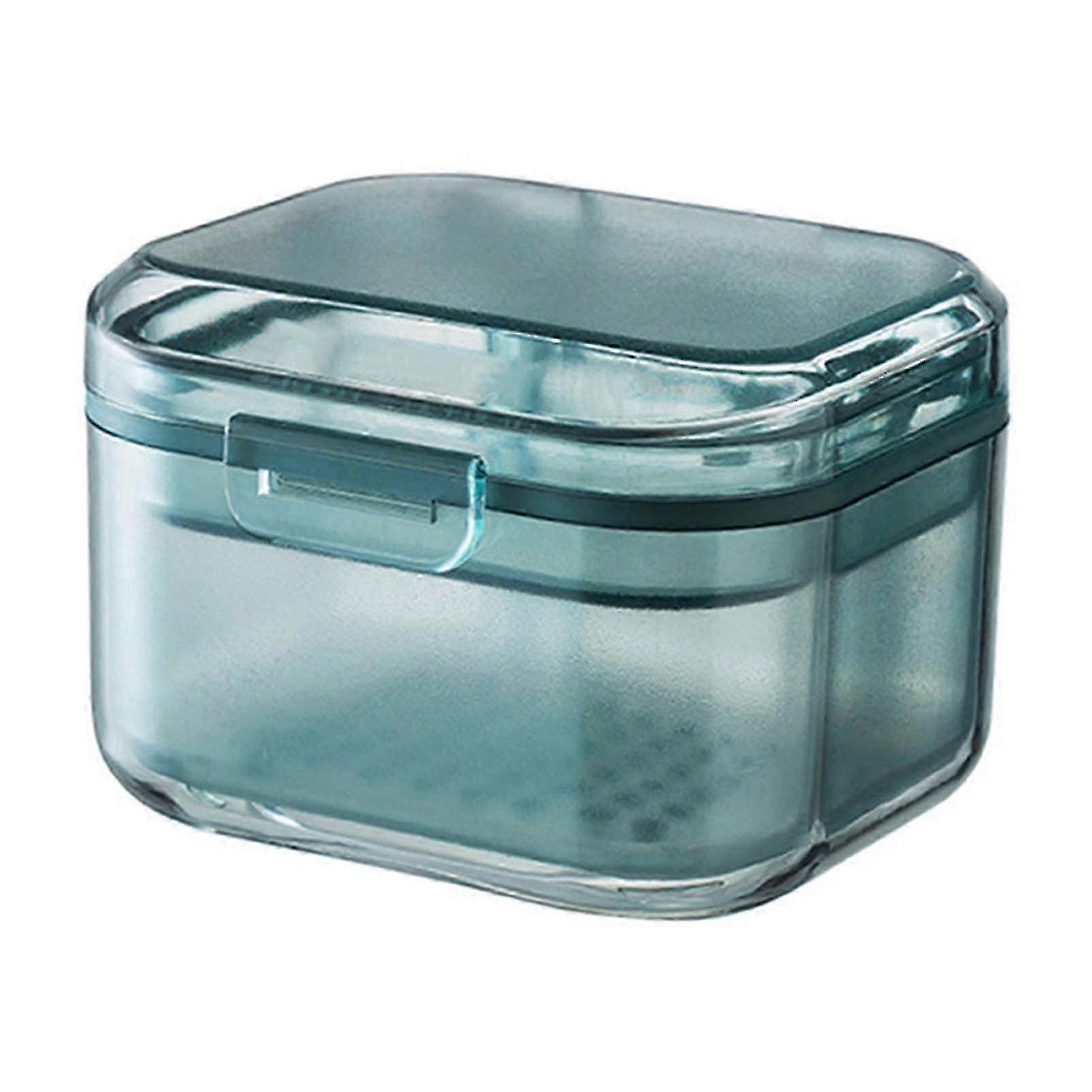 Compact Denture Case Lightweight Secure Seal