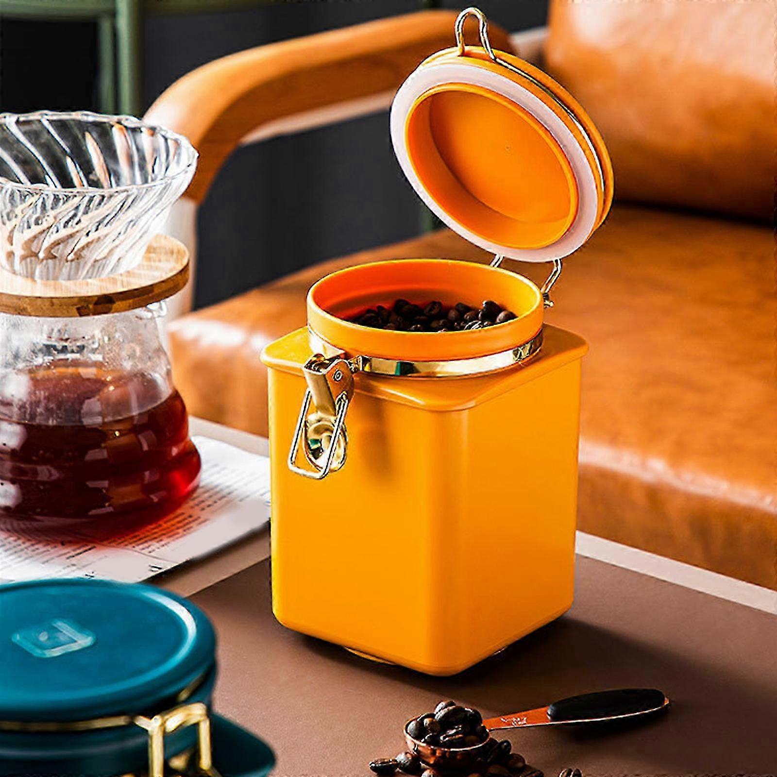 Transparent Coffee Canister With Degassing Valve