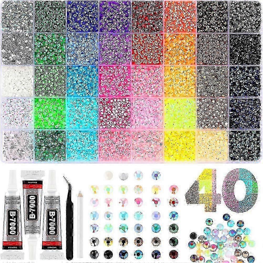32K Resin Jelly Rhinestones Assorted