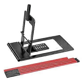 Golf Alignment Sticks Holder, Angle Adjustable Golf Training Aid, Weighted Golf Swing Trainer with Metal Sticks-SSZFV