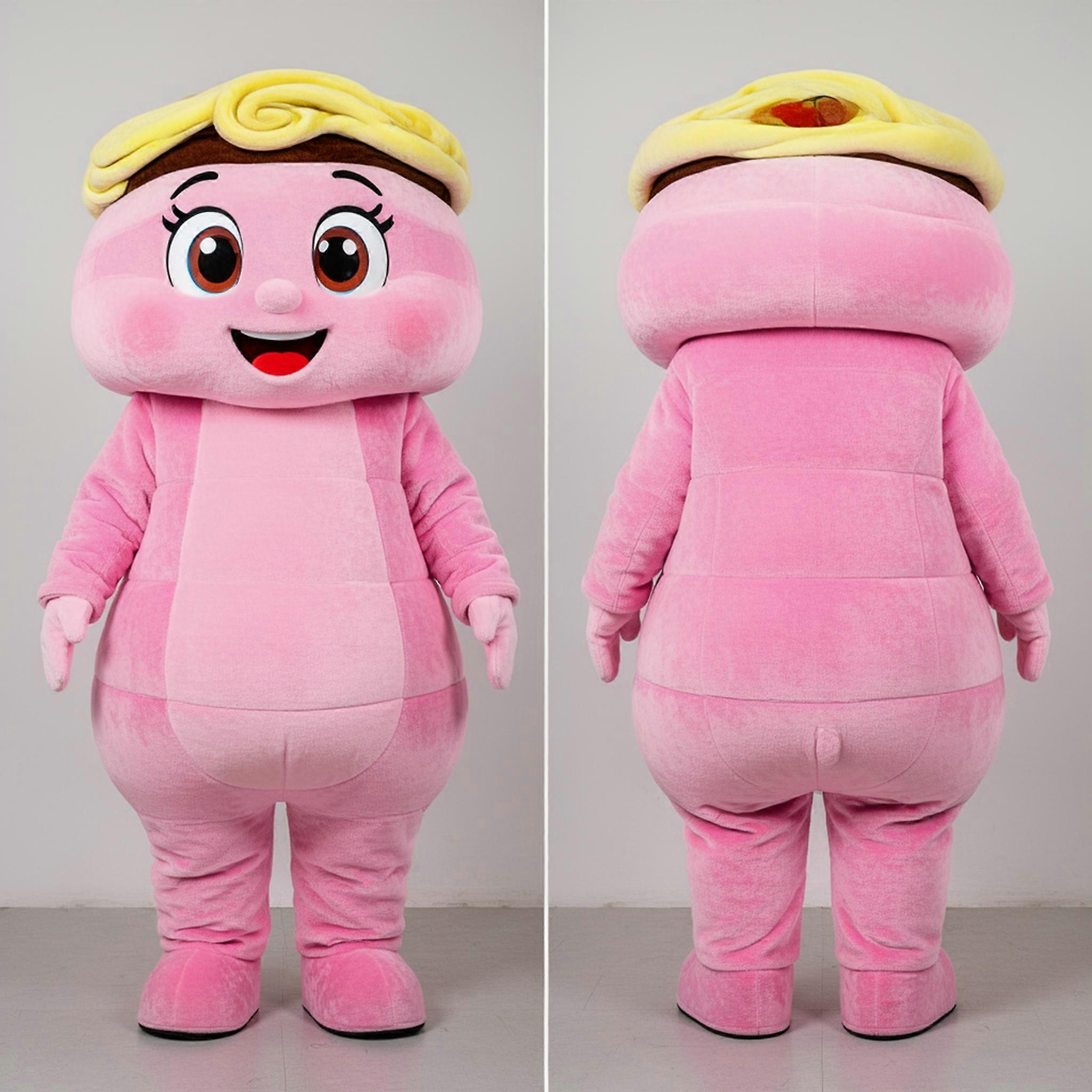 MASTICOT Pink Plush Charming Moussaka Mascot