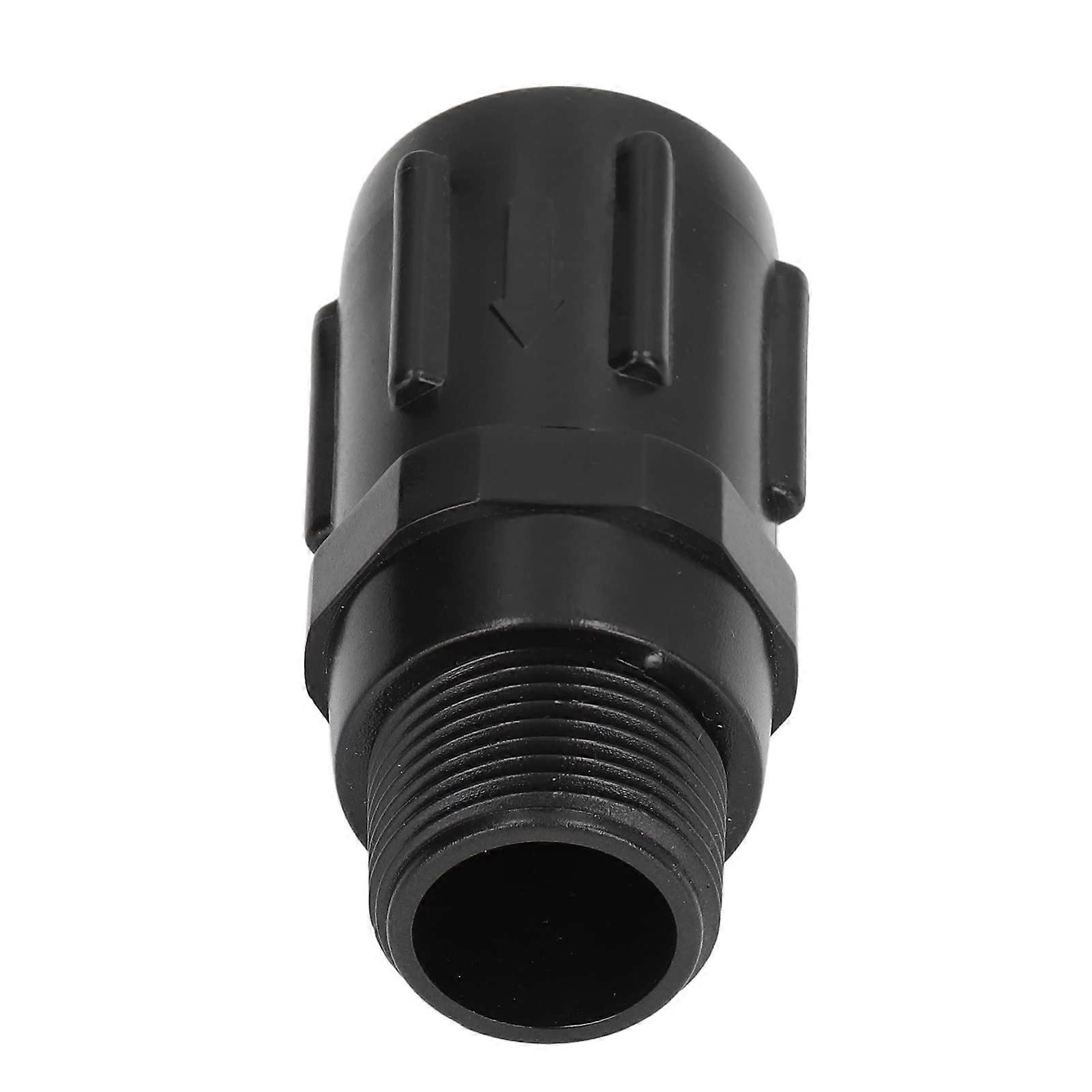 Drip Irrigation Pressure Regulator with Consistent Water Pressure and Quick Threaded Installation, Plastic