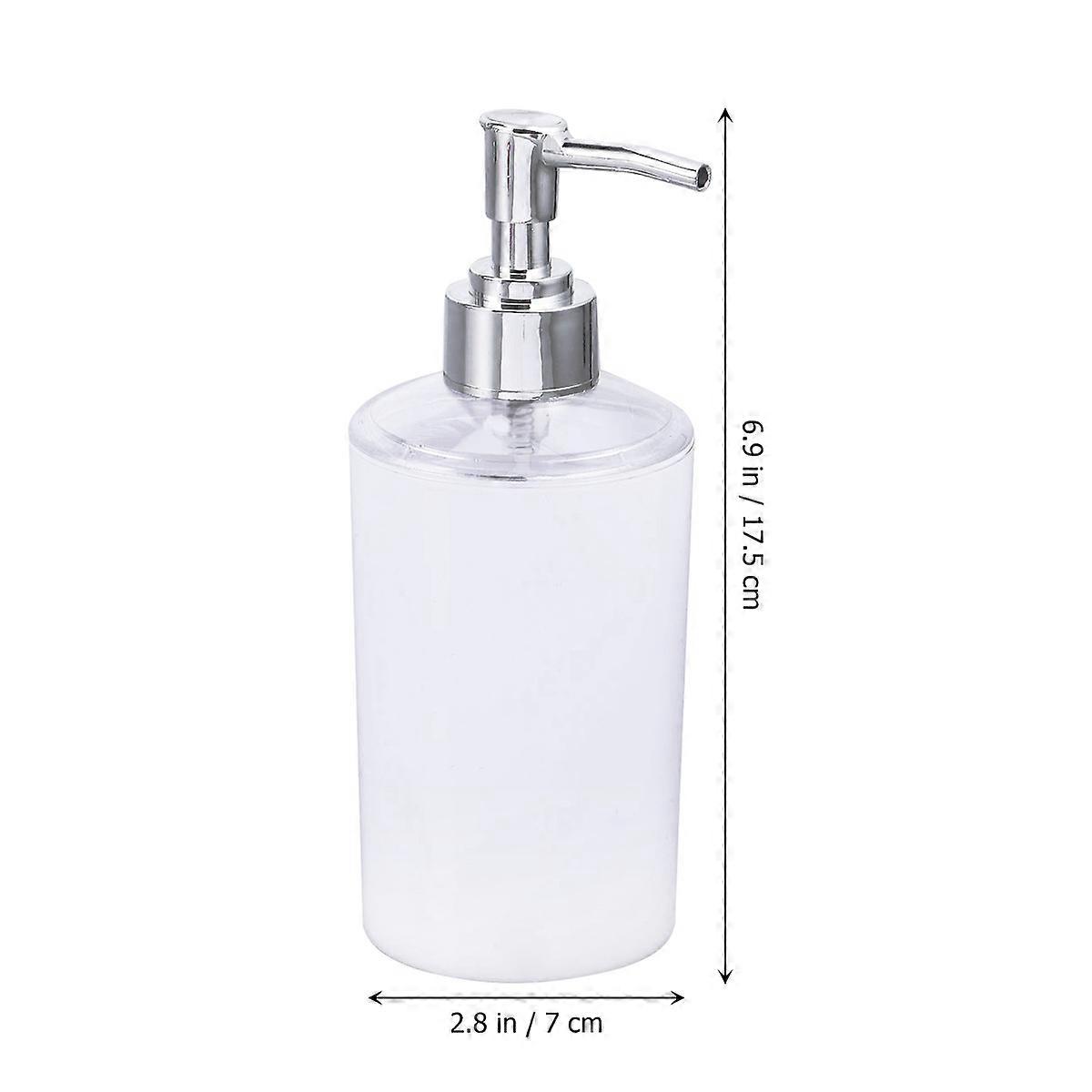 Travel Use Lotion Bottle Refillable Container 4Pcs White Set