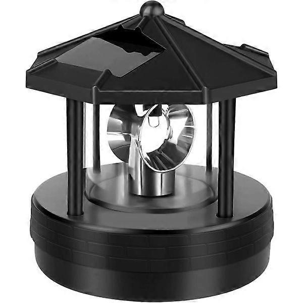 Solar Powered Lighthouse, LED Rotatable Lighthouse Garden Light