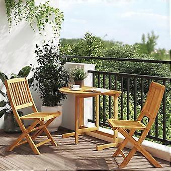 Opvouwbare Tuinset - Tafel Met Klapstoelen - Bistroset - Balkonmeubilair
