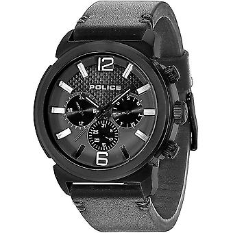 Politie horloges concept Quartz analoge man horloge met R1451239004 Cowskin armband