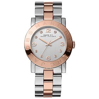 MARC JACOBS Stainless Steel AMY Quartz White Dial Ladies Water Resistant Analog Marc By Marc Jacobs MBM3300 Amy Women main image 4