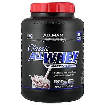 ALLMAX, CLASSIC ALLWHEY®, 100% źródło białka serwatkowego, ciasteczka i krem, 5 funtów (2,27 kg)