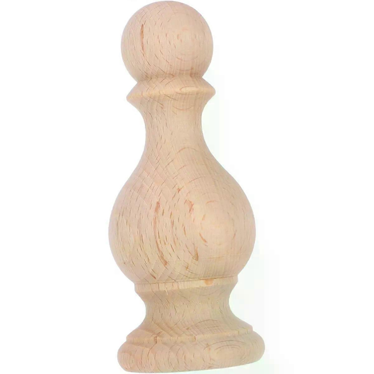 Wood Finials Solid Ball Decorative