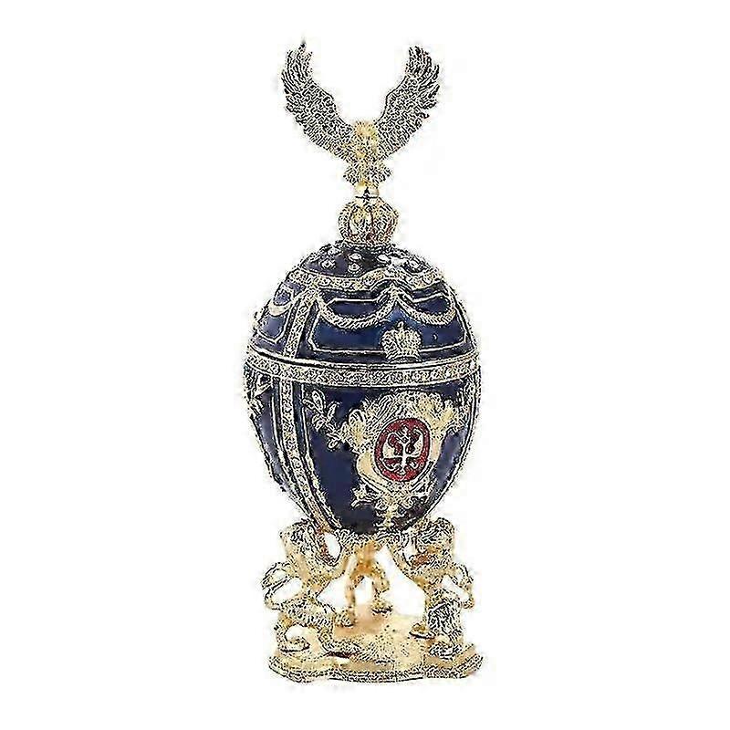 Vintage-Style Enamelled Egg Case