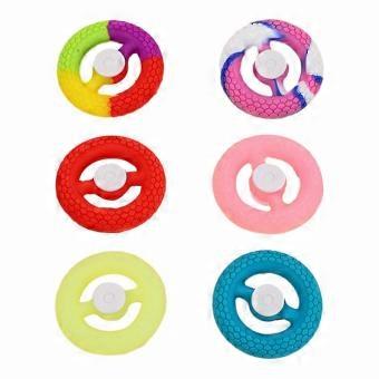 Arthritis Hand Therapy & Stress Relief Textured Silicone Fidget Spinner Hand Grip Strengthener for Rehabilitation & Workout