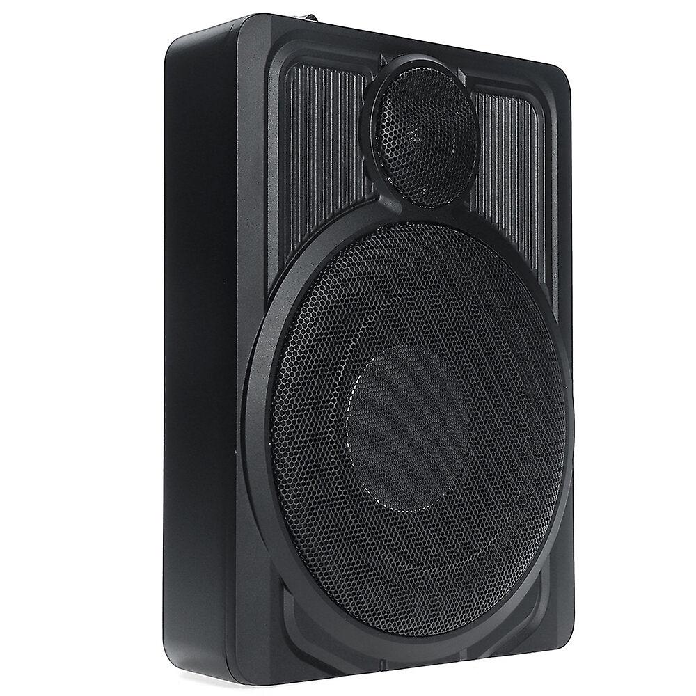 Car Subwoofer Speaker 600w 12v 360 Stereo Super Bass 10inch Active Subwoofer Ultra-thin Body Under Seat Power Amplifier