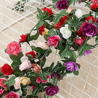 Knstliche Blumengirlande, Hochzeit, Zimmerdekoration, Falsche Blumen Rebe  | Fruugo DE