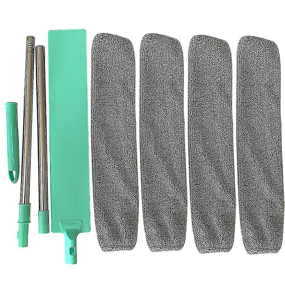 Sängdammsborste Långt skaft för mopp Återanvändbar mikrofiberdammsugare Sopborste