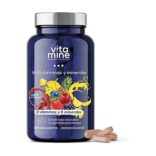 Vitamine multivitamins and minerals 60 chewable tablets of 1200mg