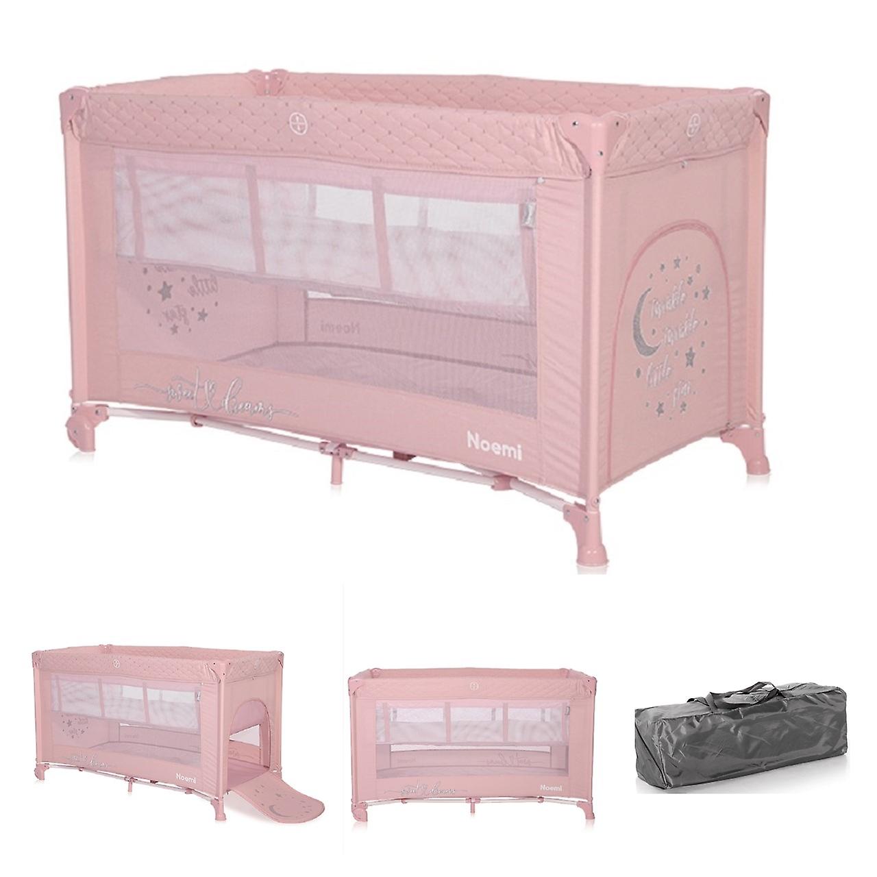 Lorelli 旅行床 Noemi 2 层侧开床垫轮子携带袋