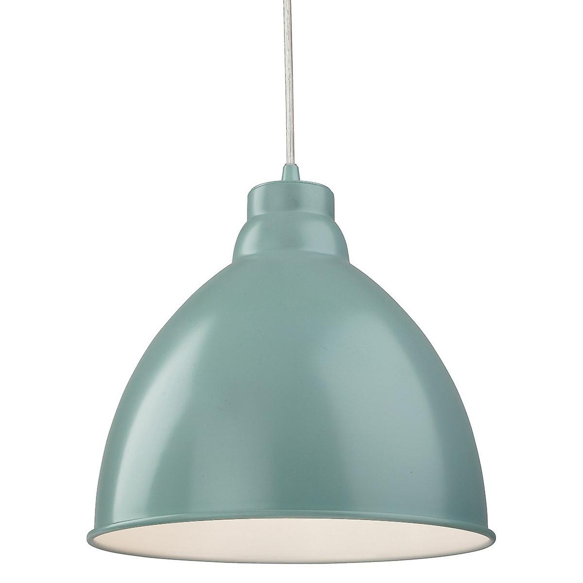 Firstlight Union - 1 Light Dome Ceiling Pendant Pale Blue, E27