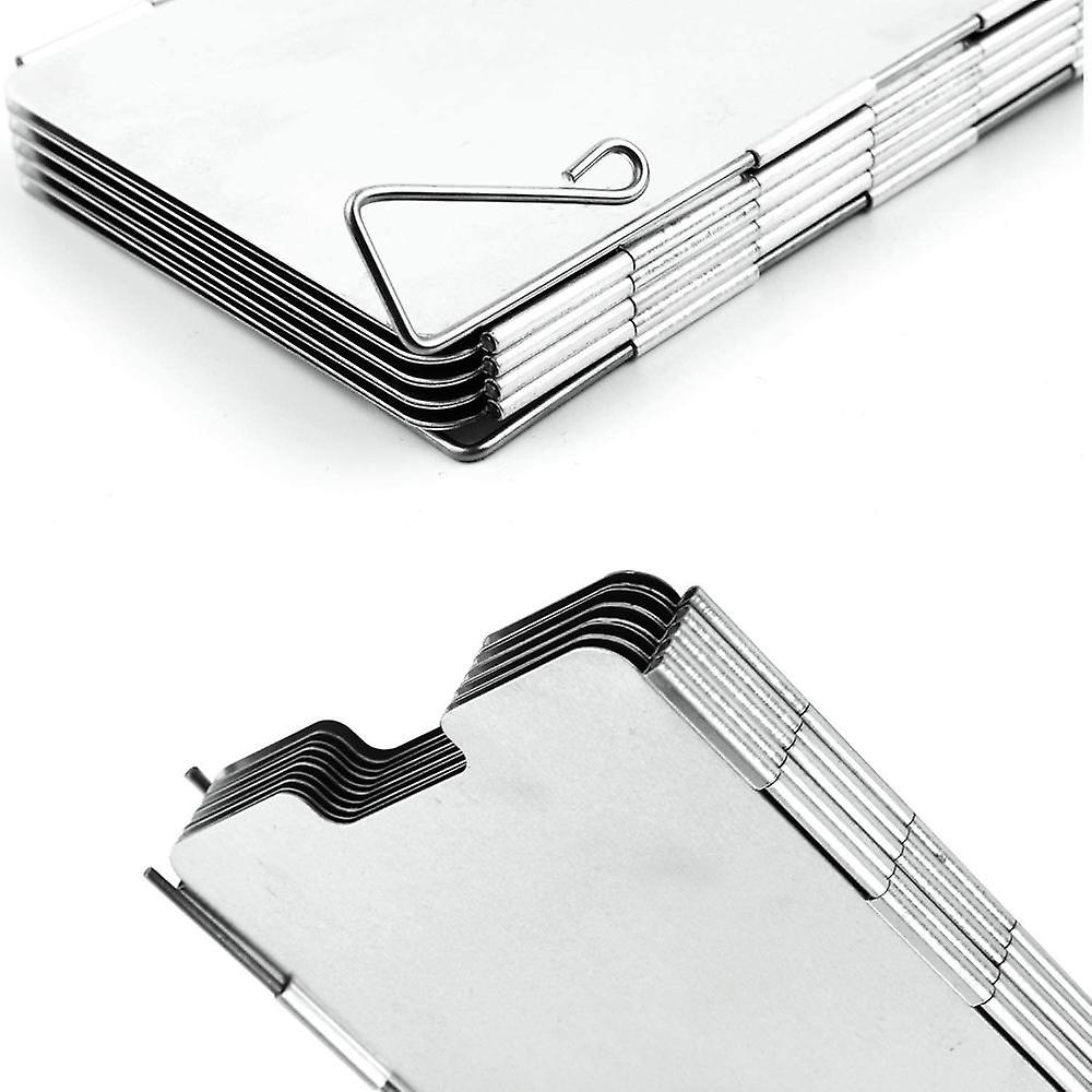 Pare-brise Pliable 9 Plaques Pour Réchaud Camping – Coupe-Vent En Aluminium Mat – Idéal Barbecue, Pique-Nique & Randonnée