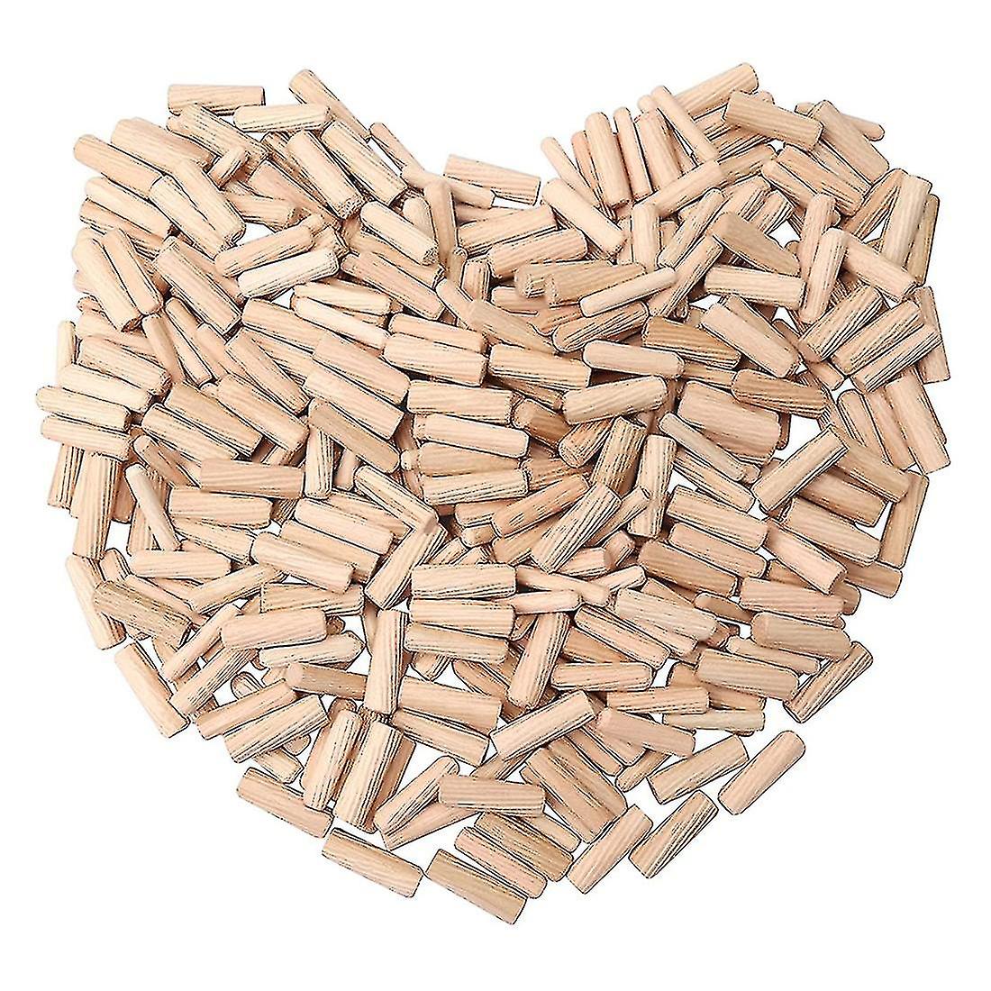 Grooved Dowels With Tapered Beveled Ends - Dowel Plugs For Furniture, And Art Proj *chyi