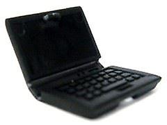 LEGO City Black Laptop Computer Minifigure Accessory