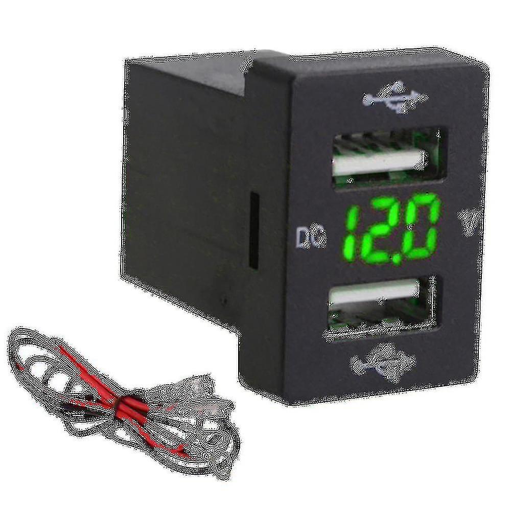 12v Car Charger With Fuse For 5v 4.2a Car Charging Socket Charger For Phone Led Display Meter Voltm