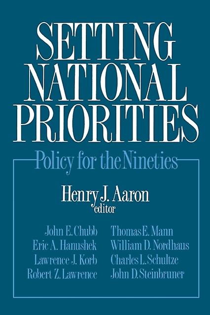 Setting National Priorities Paperback Book