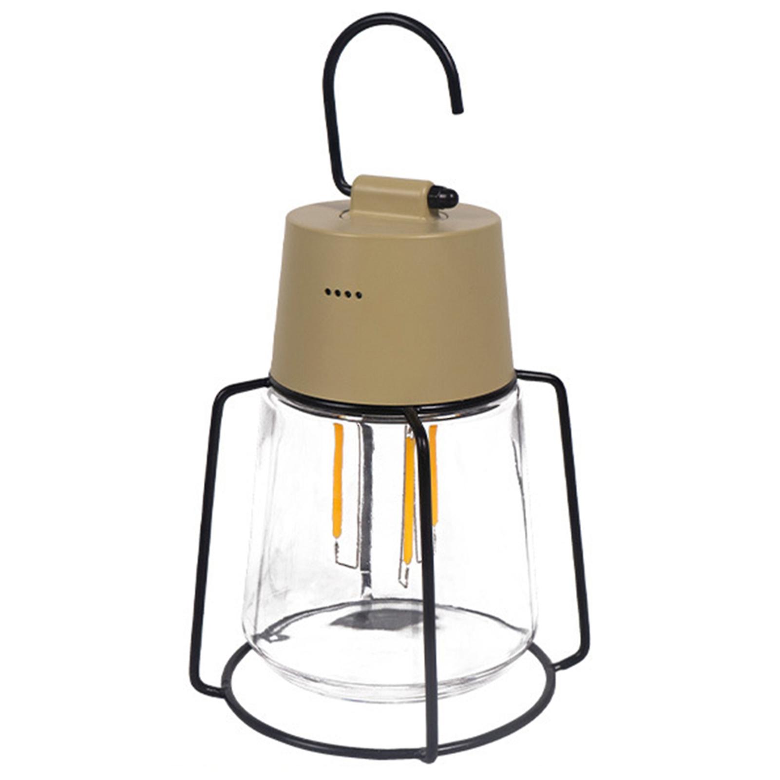 Cute Iron Hook Camping Light With Power Display Multi-purpose Lighting Flashlight For Fishing Outdoor