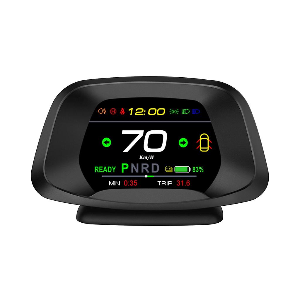 GPS HUD Head Up Digital Display Driving Overspeed Alarm Reminder for Model 3/Y